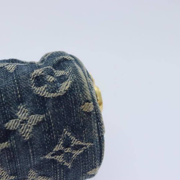 LOUIS VUITTON Monogram Denim Trousse Speedy Pouch Blue M95082 LV Auth 88939 - Picture 16 of 16